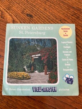 View-Master Sunken Gardens, Florida Reel Packet